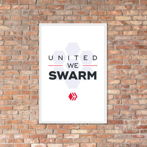 United We Swarm Light Framed poster