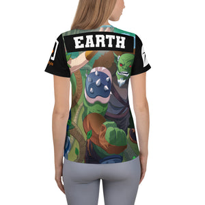 Splinterlands: Earth Team Unleashed All-Over Print Women's Athletic T-shirt