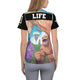 Splinterlands: Life Team Unleashed All-Over Print Women's Athletic T-shirt