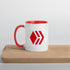 Hive Mug White / Red